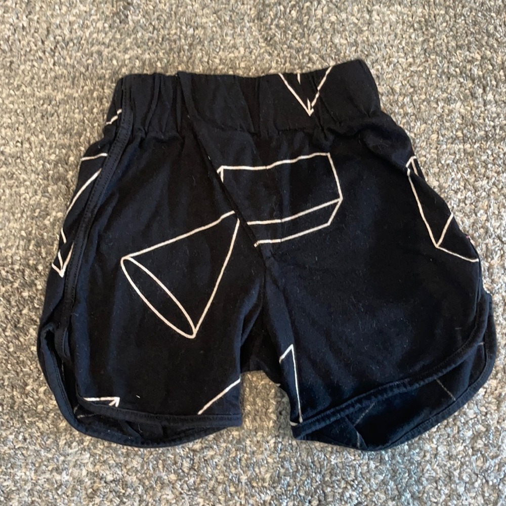 Nununu Diagonal Shorts in Geometric Shapes